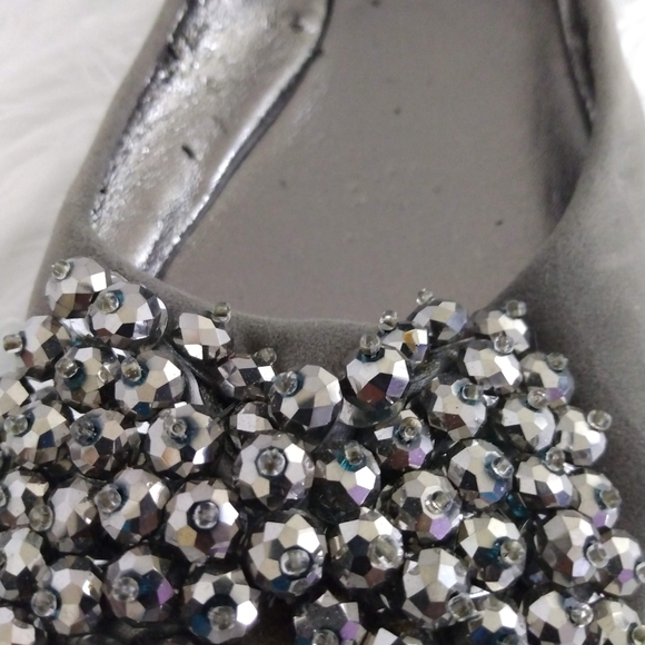 Bamboo Justine Glitter Beaded Flat - Picture 3 of 10